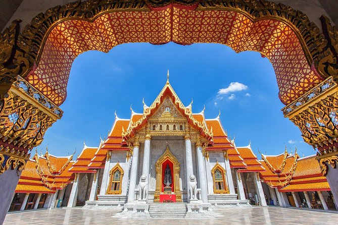 Bangkok Temples and City Highlights Tour - Wat Benchamabophit and its white marble design