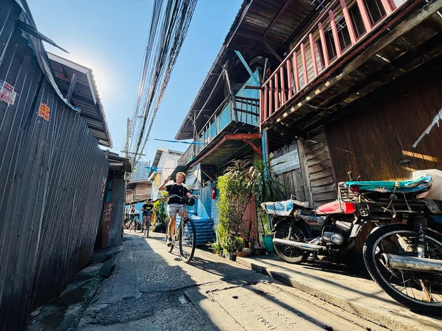 Bangkok: Temples, Canals & Local Life Bike Tour - Meeting at Candbike near BTS Pho Nimit