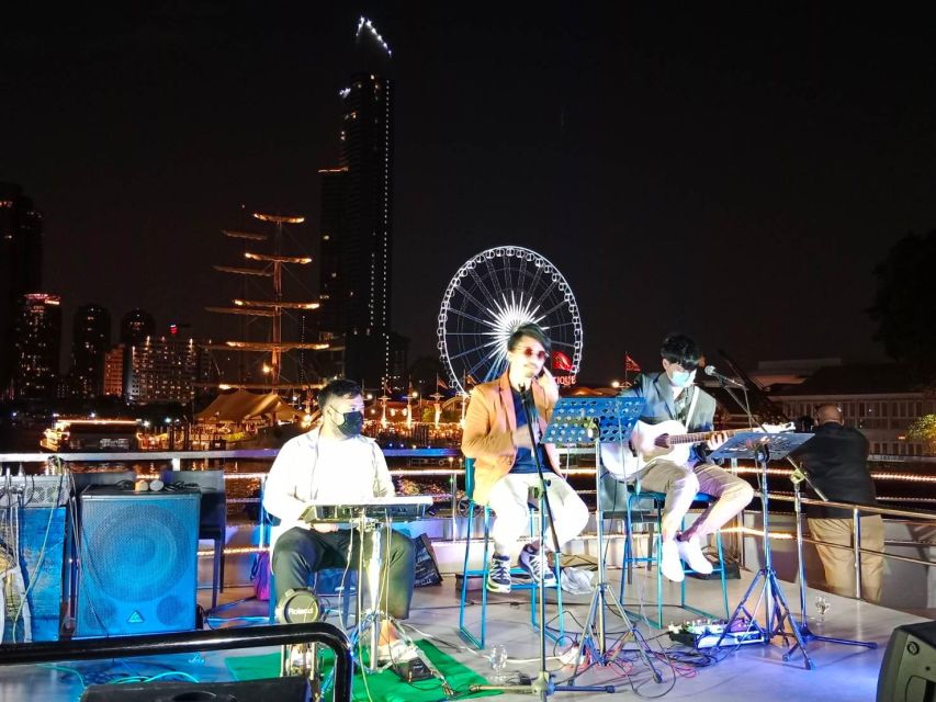 Bangkok: White Orchid Chao Phraya Dinner Cruise - Boarding at Asiatique or ICONSIAM