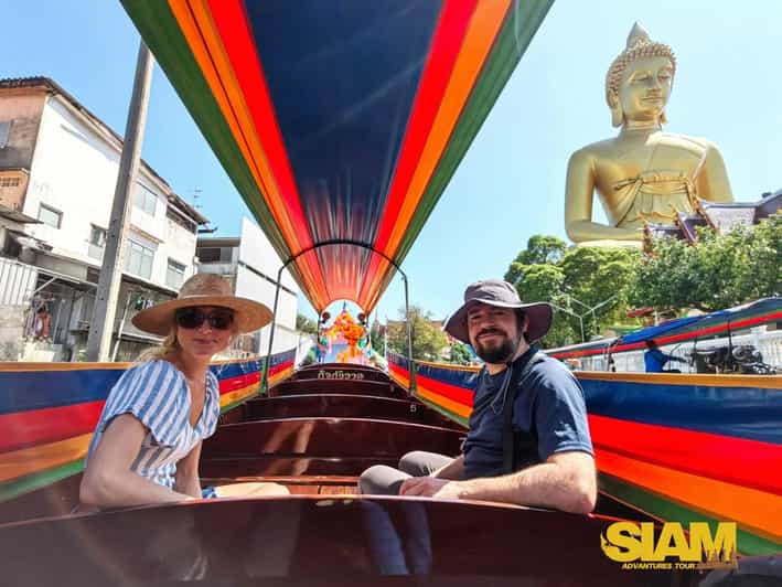 Bangkok Yai Local Canal Tour with Longtail Boat - Bangkok Yai and the view of Wat Paknam