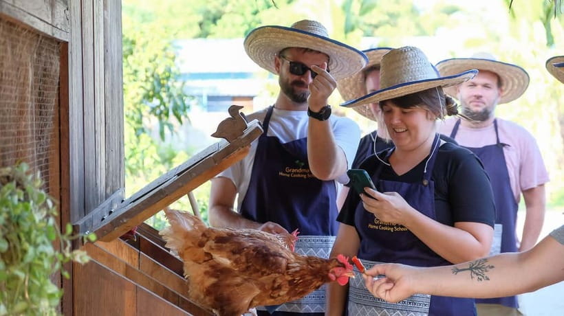 Chiang Mai: Authentic Cooking Class with Market & Farm Visit - Cooking at your own station