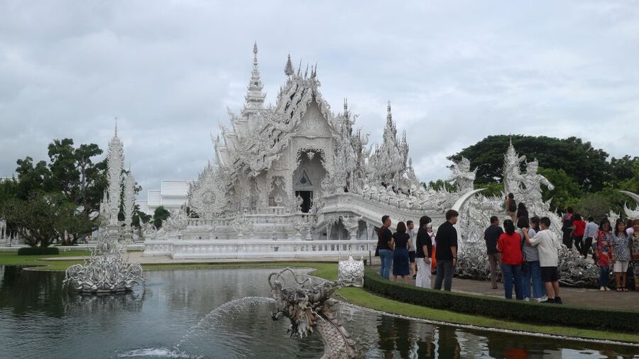 Chiang Mai: Chiang Rai Temples & Black House Discovery Tour - Wat Rong Khun, the White Temple