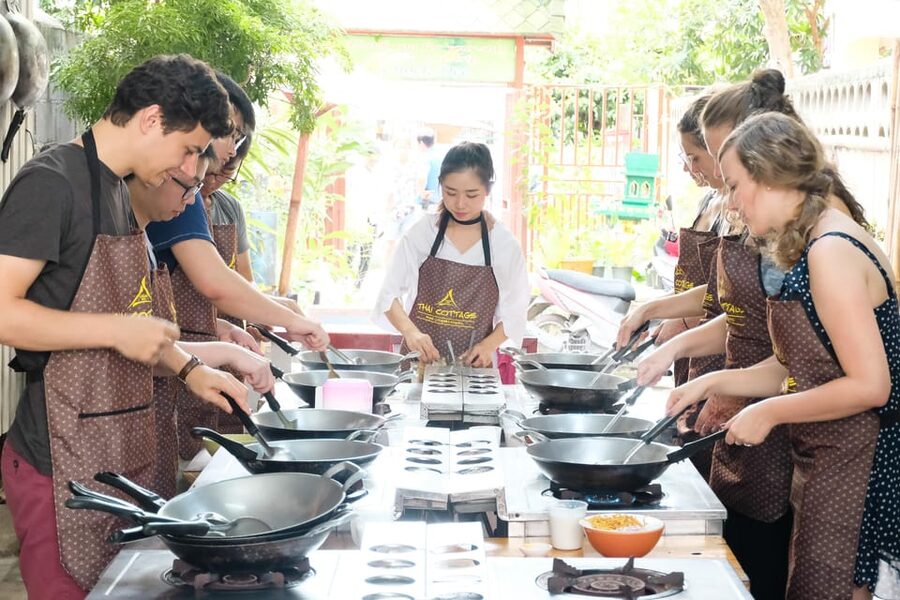 Chiang Mai: Cooking Class, Market & Thai Herbs Garden Tour - From market produce to the Thai herb garden