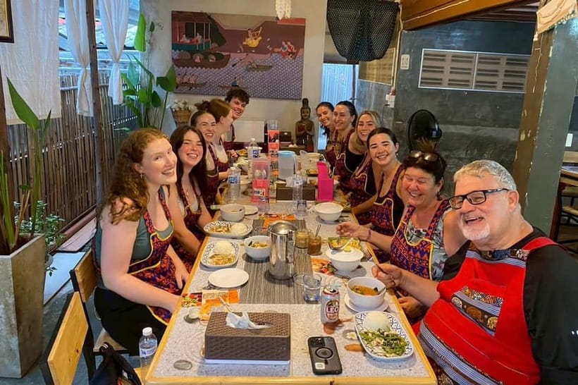 Chiang Mai: Cooking Class with Market and Pickup - A welcome drink before the woks heat up