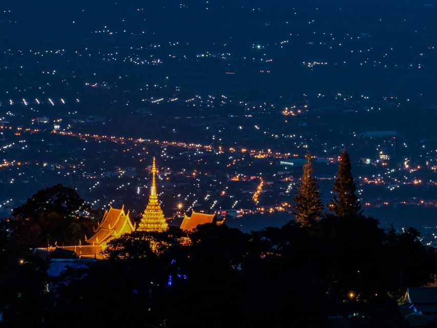 Chiang Mai: Doi Suthep and Wat Umong Enchanting Evening Tour - Sunset, chanting, and the city after dark