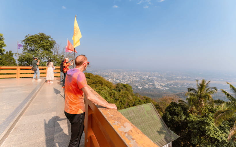 Chiang Mai: Doi Suthep Temple and Waterfall by Songtaew Trio - Wat Pha Lat: the quietest and most atmospheric stop