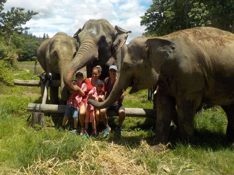 Chiang Mai: Elephant Sanctuary Local Hill Tribe Caretakers - Morning pickup and the road from Chiang Mai