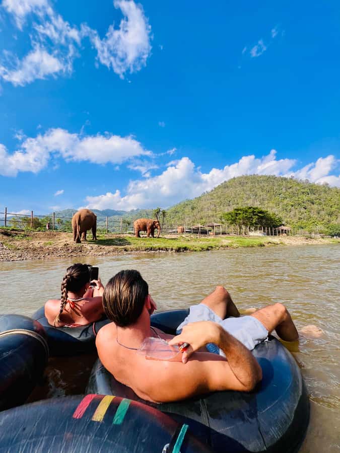 Chiang Mai Half-Day Adventure: River Tubing & Waterfall - Saa Gee Waterfall and its natural rock slide