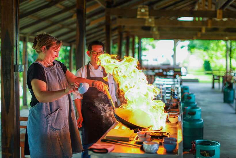 Chiang Mai: HALF-DAY COOKING COURSE at a Thai Cooking Farm - A generous meal, not just a tasting