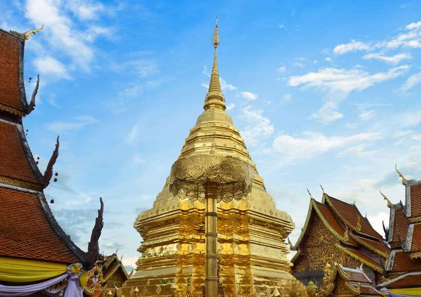 Chiang Mai: Hike on Monk’s Trail and Doi Suthep Private Tour - Riding higher to Wat Phra That Doi Suthep
