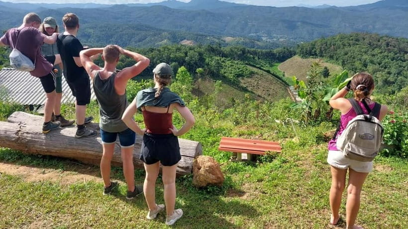 Chiang Mai: Jungle Trek, Elephants care & Bamboo Rafting - Waterfall swimming and the group decision