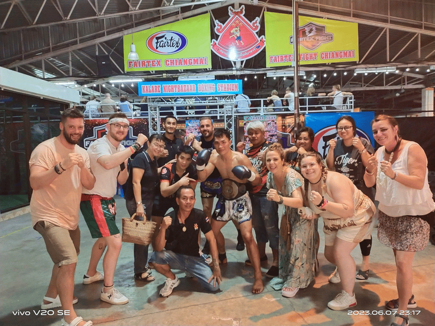 Chiang Mai: Kalare Night Bazaar Boxing Stadium Muay Thai - Six contests, from measured openings to hard final rounds