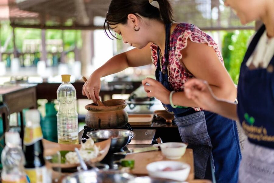 Chiang Mai: Local Northern Thai Cooking Class at Grandma's - Charcoal, stone milling, and hand-grated coconut
