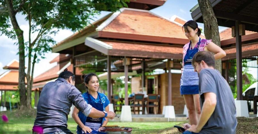 Chiang Mai: Local Northern Thai Cooking Class at Grandma's - Picking herbs and collecting eggs on the organic farm