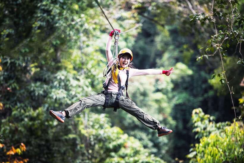 Chiang Mai: Sky Hawk Zipline Adventure With Optional ATV - Getting ready at Sky Hawk Zipline