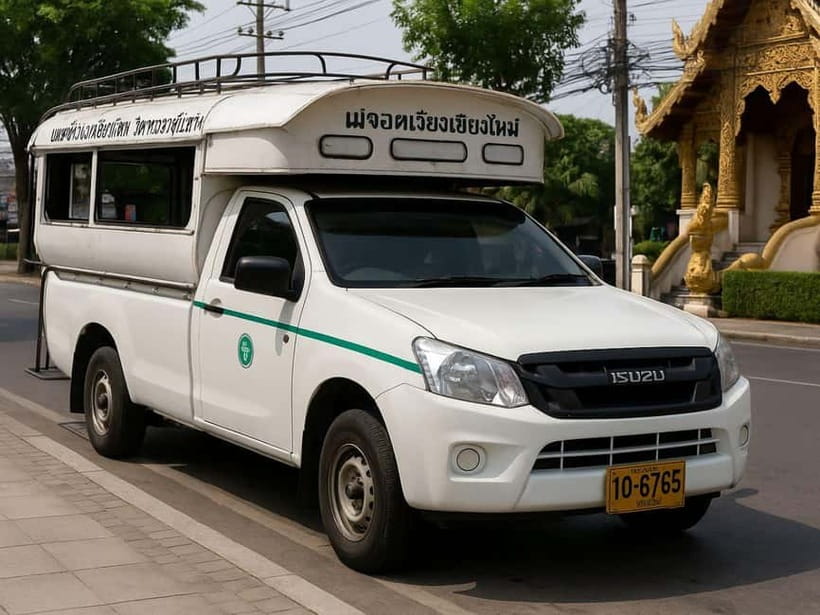 Chiang Mai: Sticky Waterfall by Local Truck with Market Stop - The Small Treat After the Waterfall