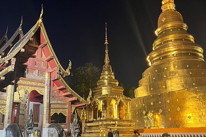Chiang Mai Temples and Market Tuk-Tuk Evening Night Tour - Wat Chedi Luang and its damaged great stupa
