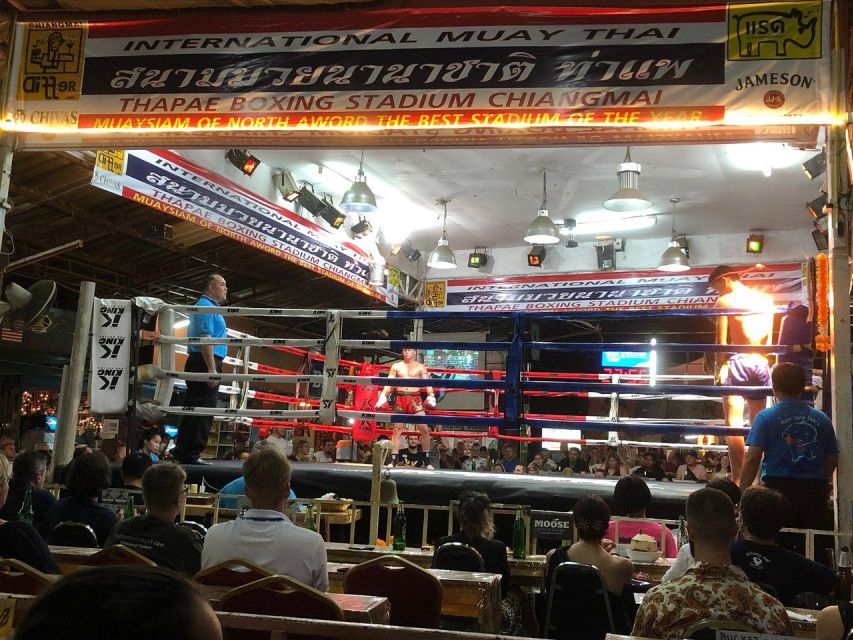 Chiang Mai: Thapae Boxing Stadium Muay Thai Match Ticket - What happens during the three-hour match card