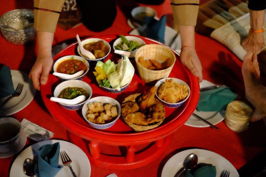Chiang Mai Traditional Khan Toke Meal & Cultural Performance - What you eat at a Khan Toke dinner