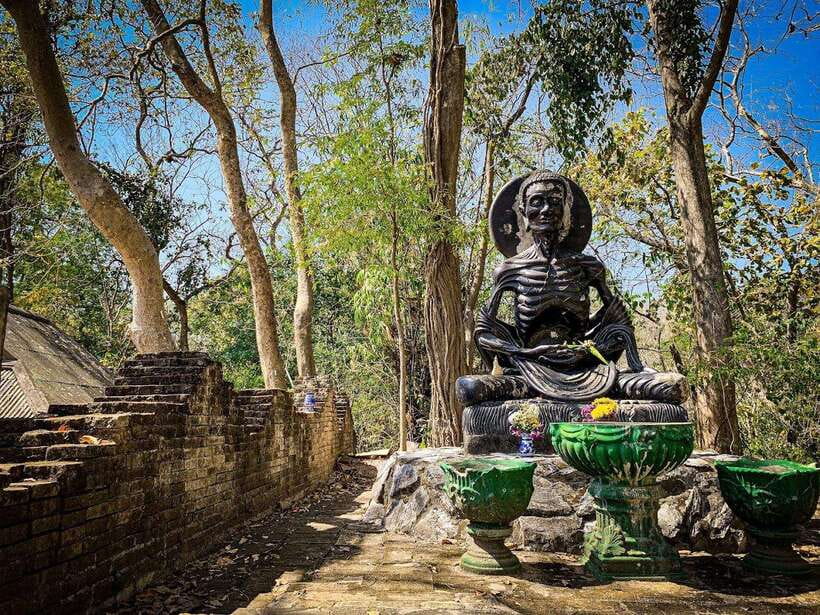Chiang Mai:Wat Phra That Doi Suthep & Wat Umong Evening Tour - Walking through Wat Umong’s tunnels and trees