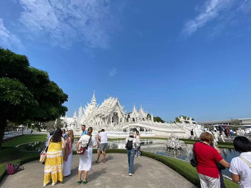 Chiang Rai: 3 Temples, Long Neck Village & Lalitta Café - Wat Rong Khun turns a temple visit into visual theater