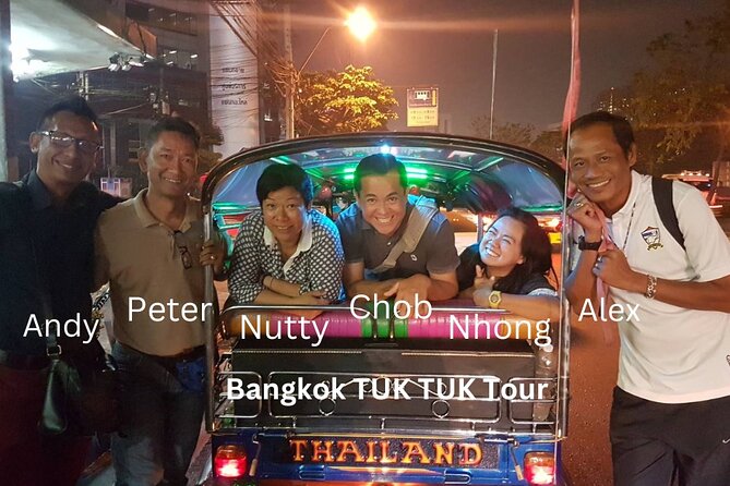 CHOB TUK TUK + Canal + Food Tasting - The Giant Swing and Wat Suthat