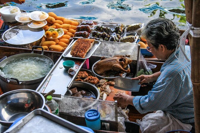 Damnoen Saduak Floating Market & Maeklong Railway Market Tour From Bangkok - What is included, and what you still pay for
