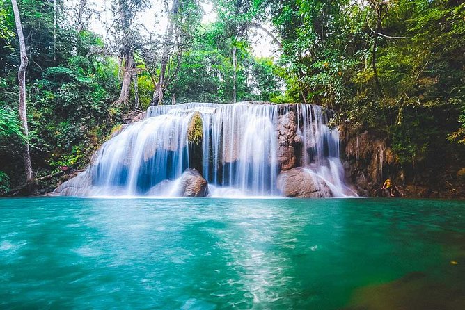 Erawan Waterfall and Elephant Care: Private Tour to Kanchanabur - Tham Kra Sae Bridge and the Cave of the Buddha