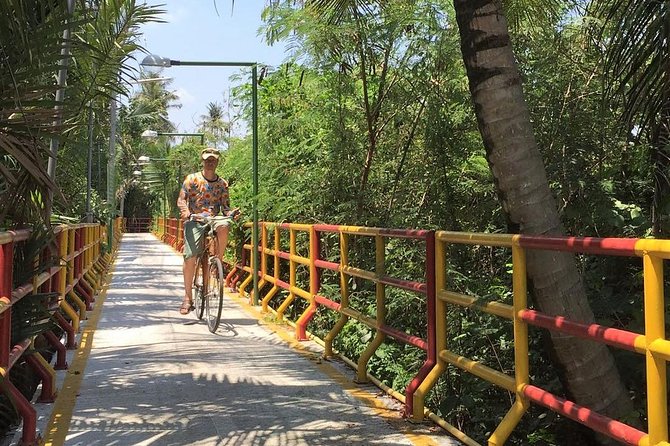 Family Bicycle Tour in the Green Oasis of Bangkok on Bamboo bikes - Meeting at Khlong Toei and crossing the river