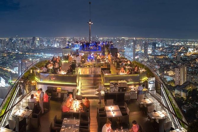 Fine Dining Experience at Vertigo Rooftop Restaurant, Banyan Tree Hotel, Bangkok - Arriving at the Banyan Tree and going up to Vertigo