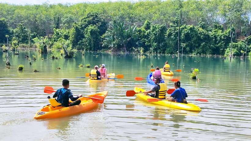From Ao Nang: Kayaking at Klong Rud with Hotel Transfers - Weather, equipment, and what to bring