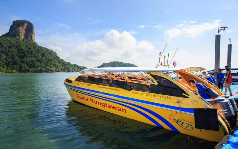 From Aonang: 4 Islands one day tour with Lunch - Phra Nang Cave Shrine: a quick look at a famous beach