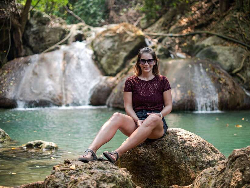 From Bangkok: Erawan Park & Kanchanaburi Small-Group Tour - Erawan National Park and the seven cascades