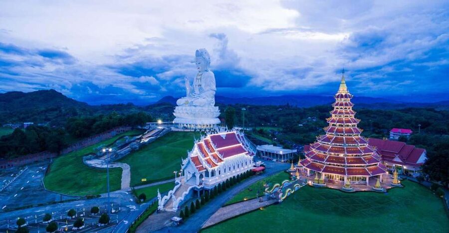 From Chiang Mai: Chiang Rai's Temples Exploration Day Trip - Steam at the natural hot spring