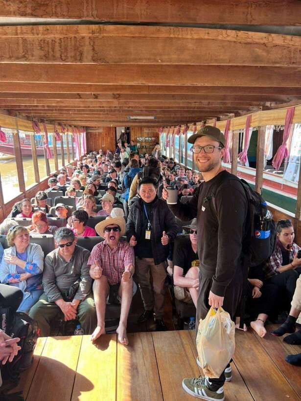 From Chiangrai: Slow Baot to Loas (Luangprabang) 2-Day Tour - Day one: Chiang Rai to Pakbeng by river