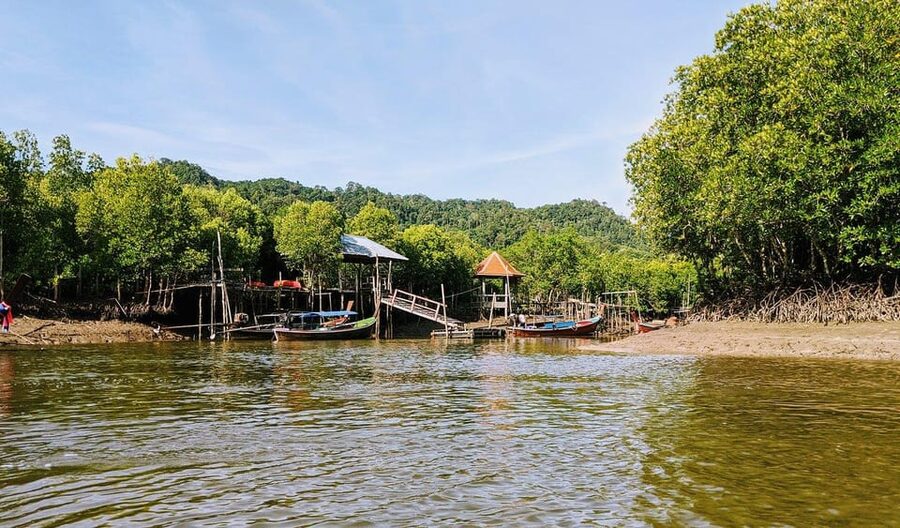 From Ko Lanta: Mangrove Eco-Excursion by Longtail Boat - Boarding the longtail boat in Tung Yee Peng