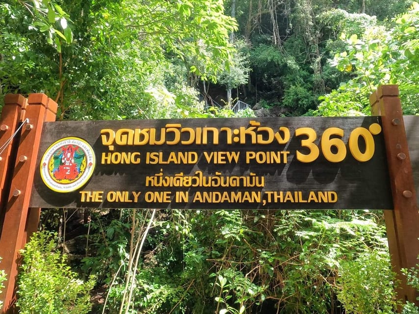 From Krabi: Hong Islands Day Trip by Speedboat with Lunch - Hong Island viewpoint, swimming, and beach time