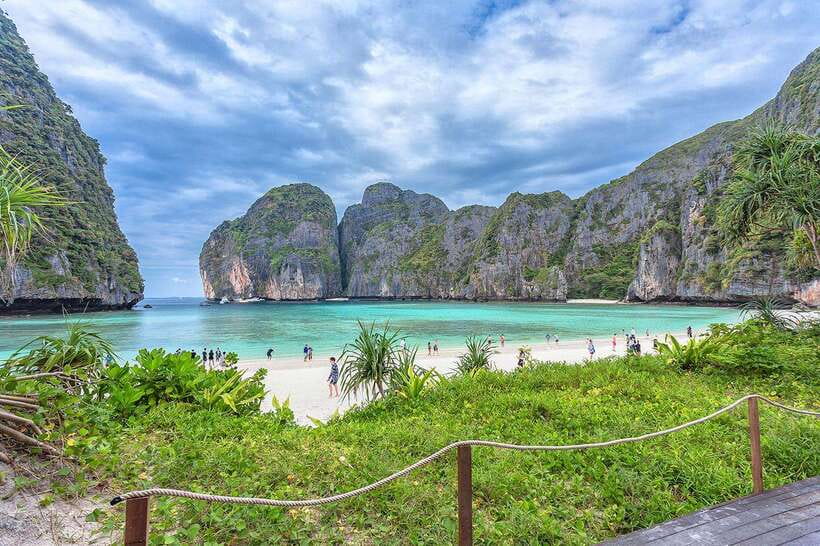 From Krabi: Maya Bay, Bamboo & Phi Phi Islands Day Tour - Monkey Beach is mainly a photo opportunity