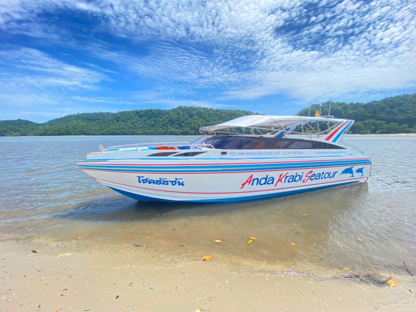 From Krabi: Phi Phi Island Full-Day Private Speed Boat Tour - Bamboo Island starts the swimming day