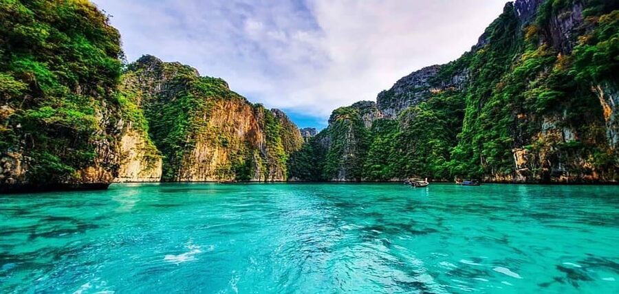 From Krabi: Phi Phi Islands Speedboat Day Tour - Bamboo Island, the final beach stop