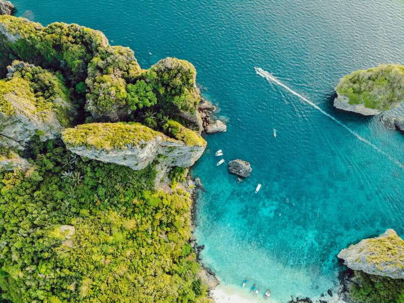 From Phi Phi: Full Day 7 Island Tour by Longtail with Sunset - Loh Samah Bay and Maya Bay later in the afternoon