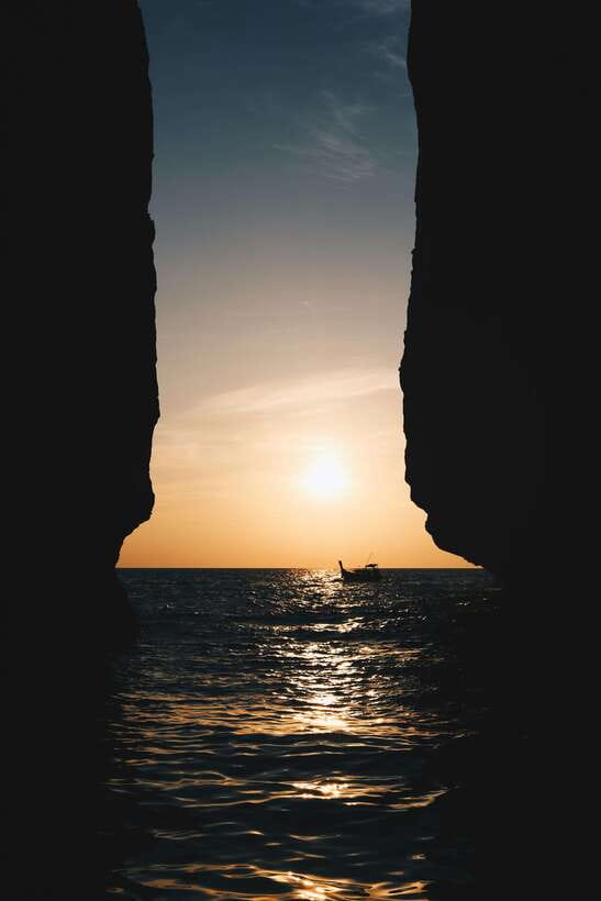 From Phi Phi: Full Day by Longtail Boat with Sunset - Bamboo Island supplies the long beach break