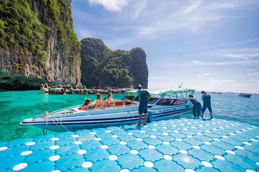 From Phi Phi Island: Maya Bay Sunset & Plankton by Speedboat - Sunset from the open sea