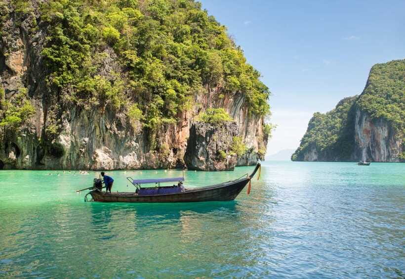 From Phi Phi islands: Phi Phi, Maya Area by longtail Boat - Viking Cave and Koh Phi Phi Don