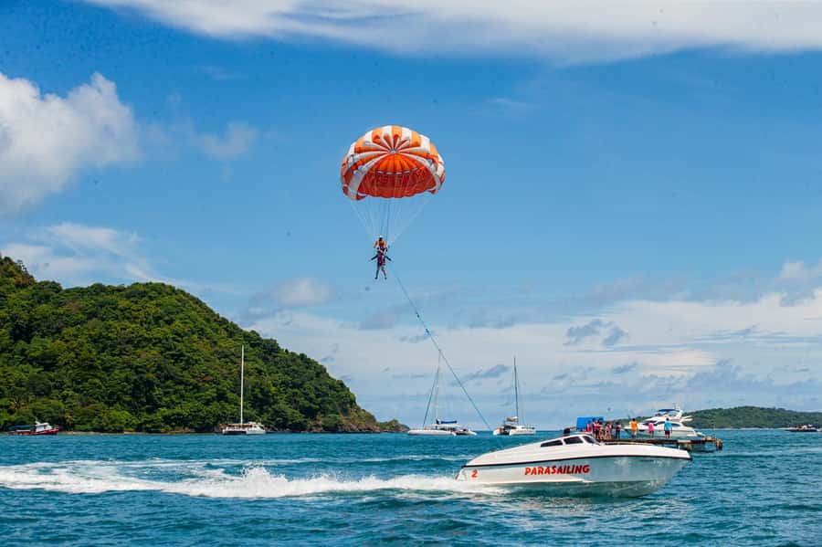 From Phuket: Coral Island Kahung Beach Speedboat Trip - Arriving at Kahung Beach