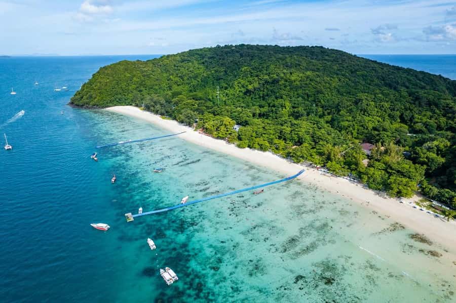 From Phuket: Coral Island Kahung Beach Speedboat Trip - From your Phuket hotel to Chalong Pier