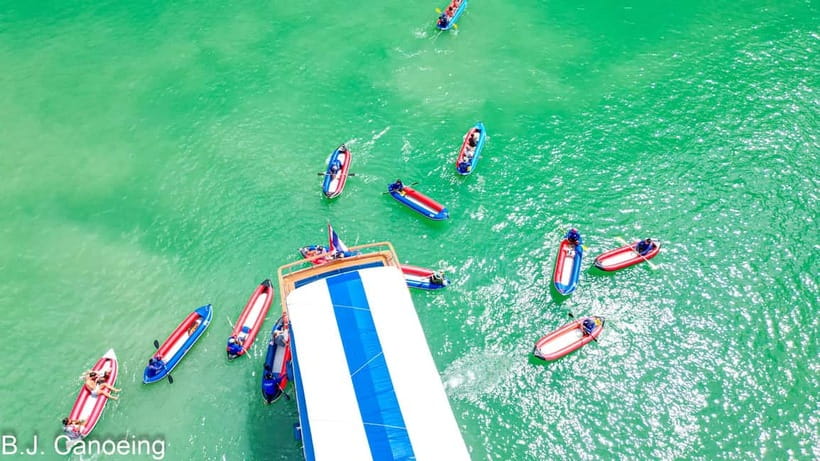 From Phuket : James Bond Island by Bigboat & Canoe Adventure - Kaya Island for swimming and a soft finish