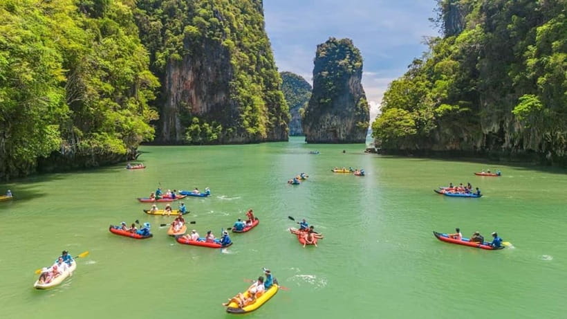 From Phuket : James Bond Island by Bigboat & Canoe Adventure - Guides, paddler support, and the feel of the day