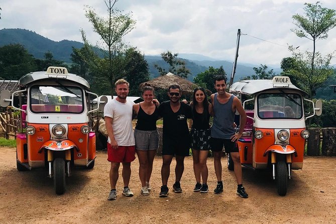 Full-Day Guided Tuk Tuk Chiang Mai Adventure and Rafting - Bamboo rafting on a quiet local river