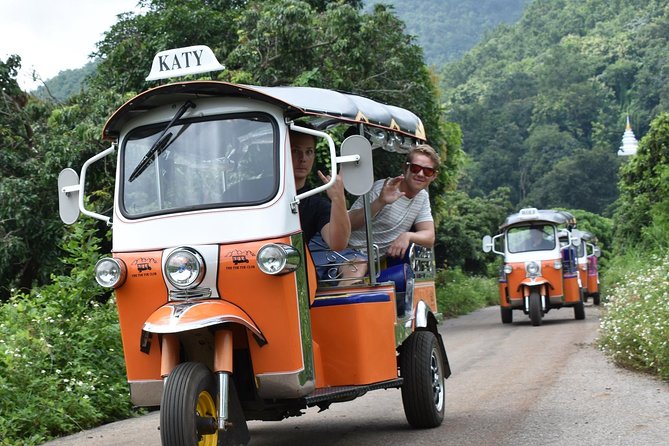 Full-Day Guided Tuk Tuk Chiang Mai Adventure and Rafting - Following rural roads into Mae Wang